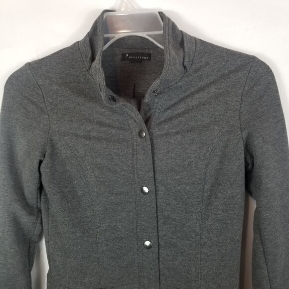 TWENTYONE Gray Jacket with Balloon Hem. Size S - Picture 3 of 12